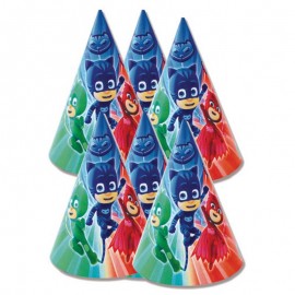 6 Chapéu em Forma de Cone PJMasks