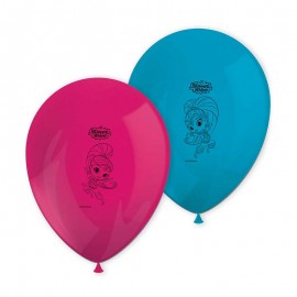 8 balões Shimmer & Shine