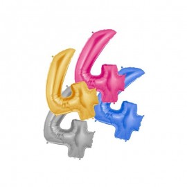 Balão Número 4 Foil 102 cm