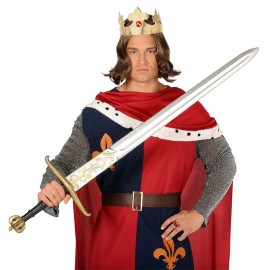 Espada Medieval Punho Crown 120 cm