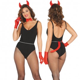 Conjunto de diable vermelho extra