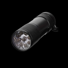 Lanterna com 9 LEDs de luz ultravioleta 9 cm