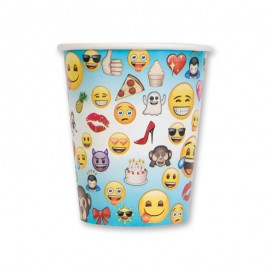 8 Vasos con Emoticonos