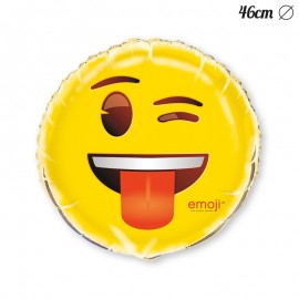 Globo Foil con Emoticono Guiño 46 cm