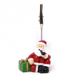 Cartão Noel sentado 6 cms