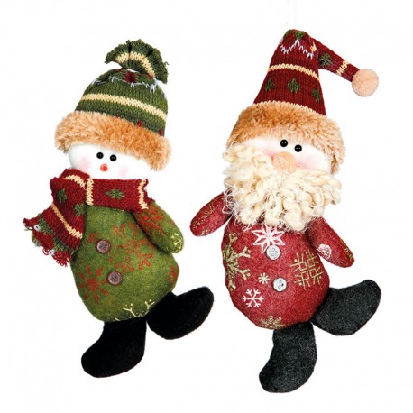 Noel e Snow Man 20 cms