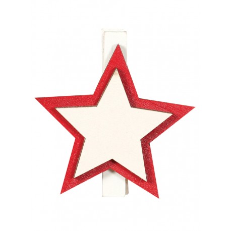 9 estrelas de madeira 45 cms