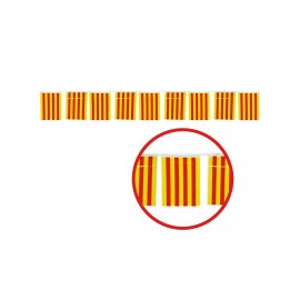 Bandeira catalã de 50 m de bolsa 20 x 30 cms