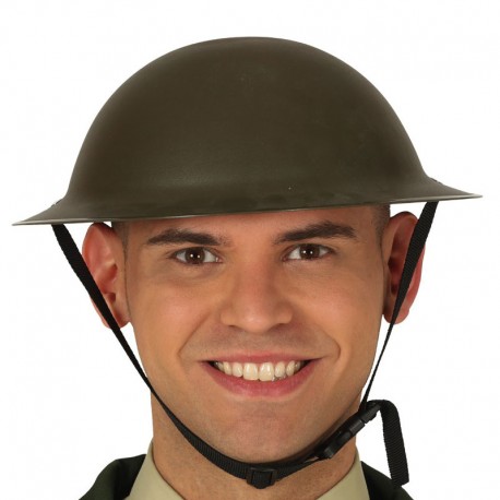 Capacete soldado em inglês