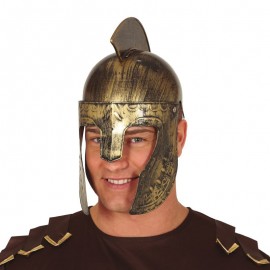 Casco Spartano de Ouro Infantil