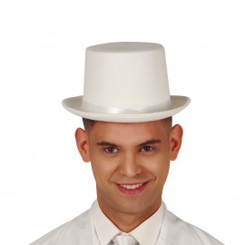Chapéu de feltro branco