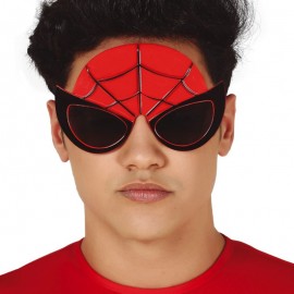 Óculos de super -heróis vermelhos