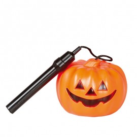 Farol Pumpkin 10 cm com luz