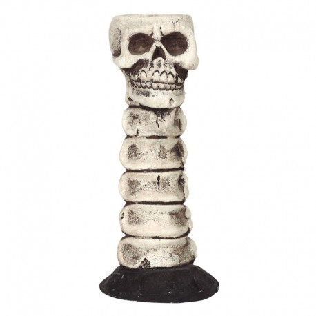 Resina Candelabro Calavera 17 CMS