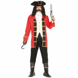 Fantasia de pirata adulto com bigode
