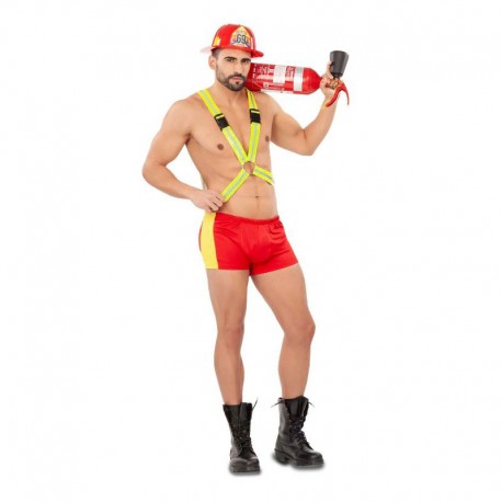 Fantasia de bombeiro sexy para homens