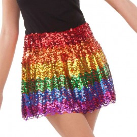 Mini saia multicolorida