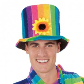 Lenço e chapéu de arco -íris