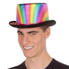 Chapéu de estilo arco -íris