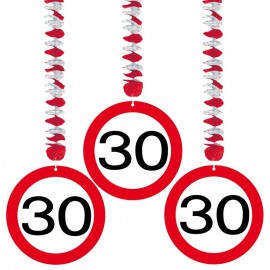 3 Decorativos Pendentes 30 Traffic