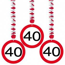 3 Decorativos Pendentes 40 Traffic