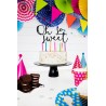 6 Velas Varios Colores para Cumpleaños