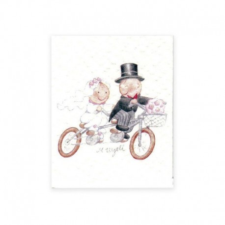 100 cartões de biblioteca de namorado de bicicleta