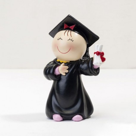 Figura Girl para bolos de formatura