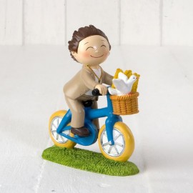 Figura para bolos infantis de bicicleta