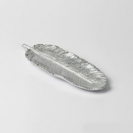 4 Bandejas de resina de prata Efeito vintage 20 cm