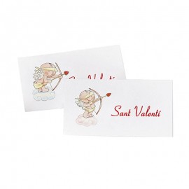 5 cartões precortados Cupido Sant Valentí