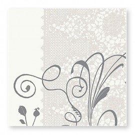 20 Servilletas con Hojas 33 cm x 33 cm