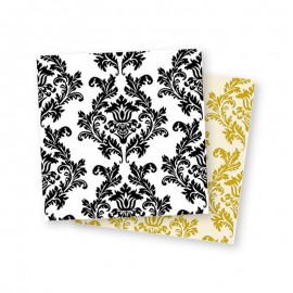 20 Servilletas fondo Blanco Overprint 33 cm