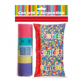 Bolsa Confete nº1 com 20 Serpentinas