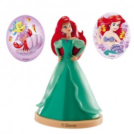 Kit Con Pinchos Princesa Ariel Para Tartas