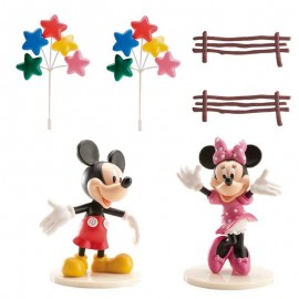 Kit de decoração de Mickey & Minnie para bolo