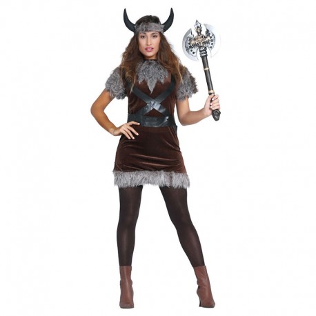 Traje viking vestido de mulheres