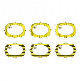 6 Adesivos com Abelhas