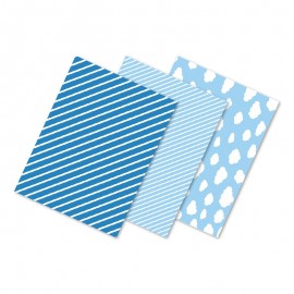6 Toalhas de Mesa Azuis 40 x 30 cm Vários Modelos