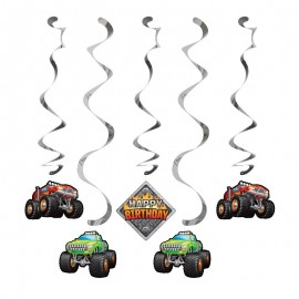 5 Monster Truck pending Decorações