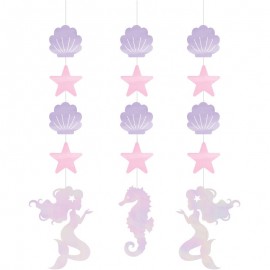 Decorativos Pendentes Iridescente Sereia