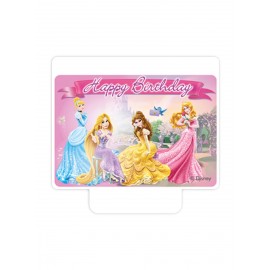 Vela feliz aniversário Princesa Disney
