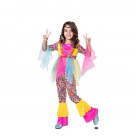 Fantasia de menina hippie infantil infantil