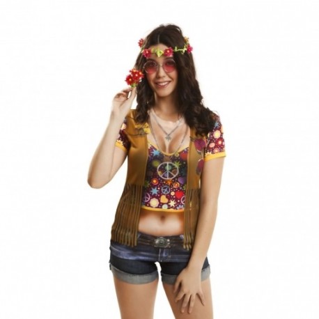 Trajes adultos de menina hippie