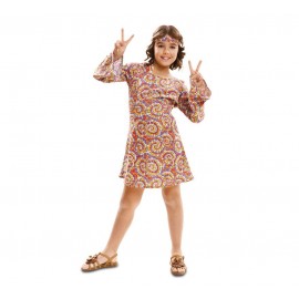 Traje psicodélico hippie infantil