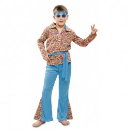 Traje hippie psicodélico infantil