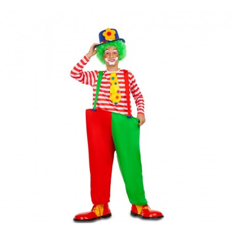 Fato de palhaço com aro infantil