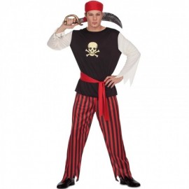 Fantasia de pirata adulto pirata