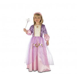 Fantasia de princesa roxa infantil