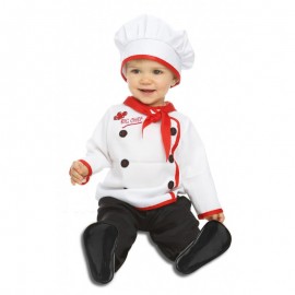 Traje infantil para bebês chef